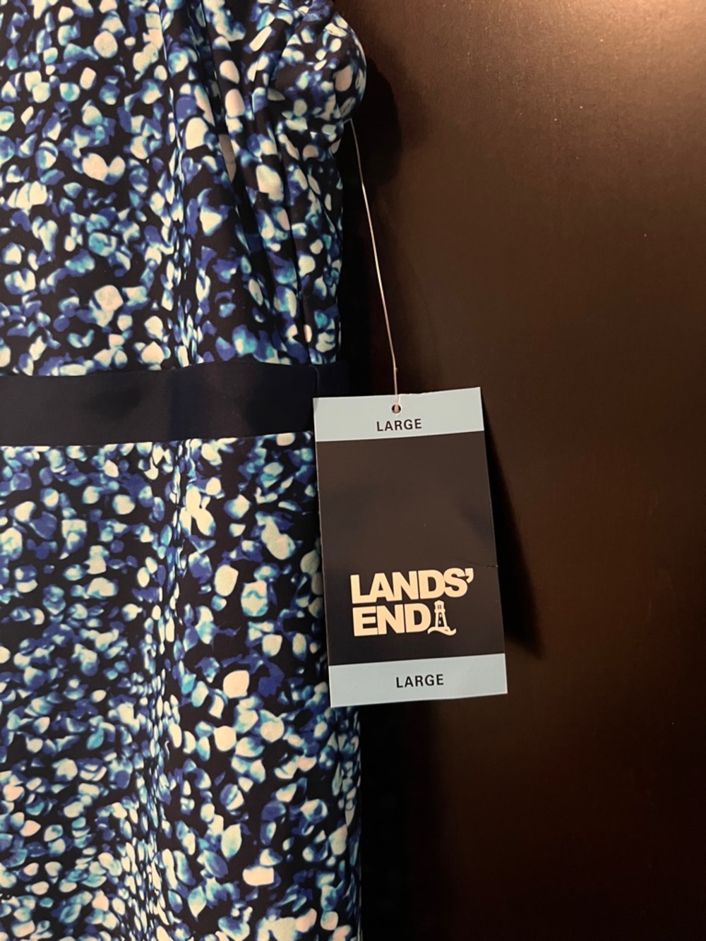 NWT Lands' End Women's Zip Front Swim Dress Comfort UPF 50+ Sun Protection - Picture 7 of 11